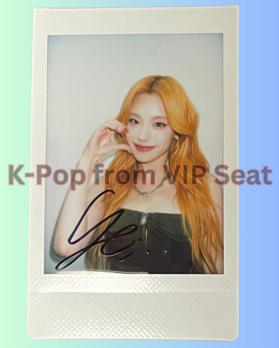 YEJIとのヨントン当選特典ポラが届いた。
どちらかソンムル企画に出そうと思ってるので、お楽しみに！😇

良ければどちらが好きか、ぜひリプライで教えてください〜
#ITZY #MIDZY #ITZY_BORNTOBE