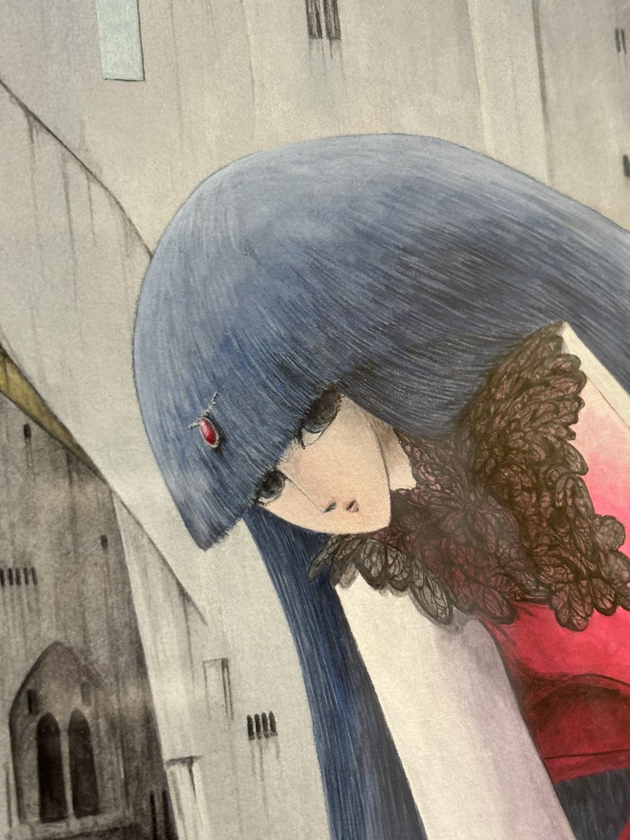 「絵肌間近で見れるのとても嬉しい#永野護デザイン展 」|ERIMO🍓5/5ｺﾐﾃｨｱ144-E01a・絵師100人展13のイラスト