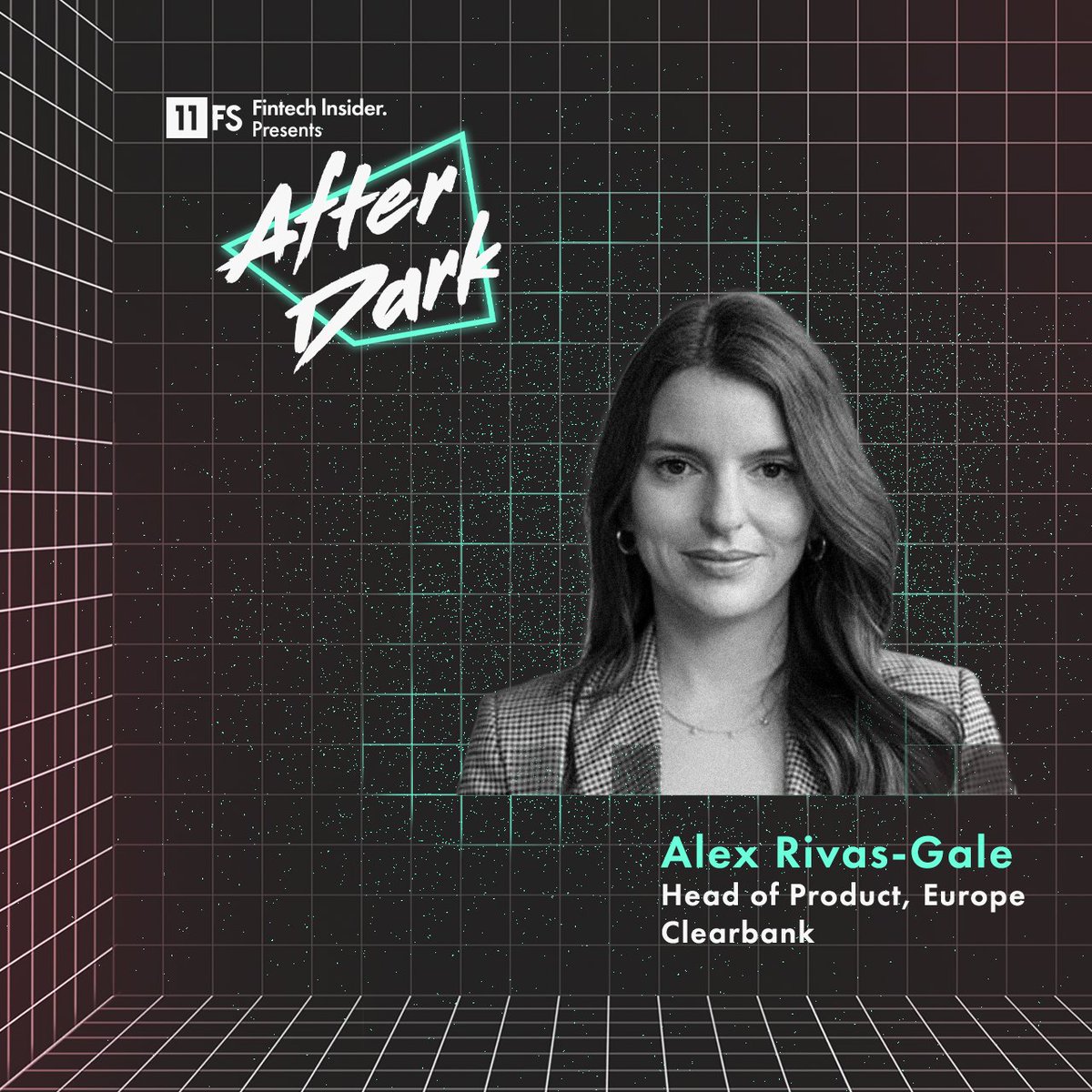 📢 Just in! Our #AfterDarkLDN speaker line-up is complete! Joining @davidbrear, @JCtheOriginal, and @GECFrost live on stage at Village Underground will be @clear_bank's Head of Product, Europe, Alex Rivas-Gale. 🙌