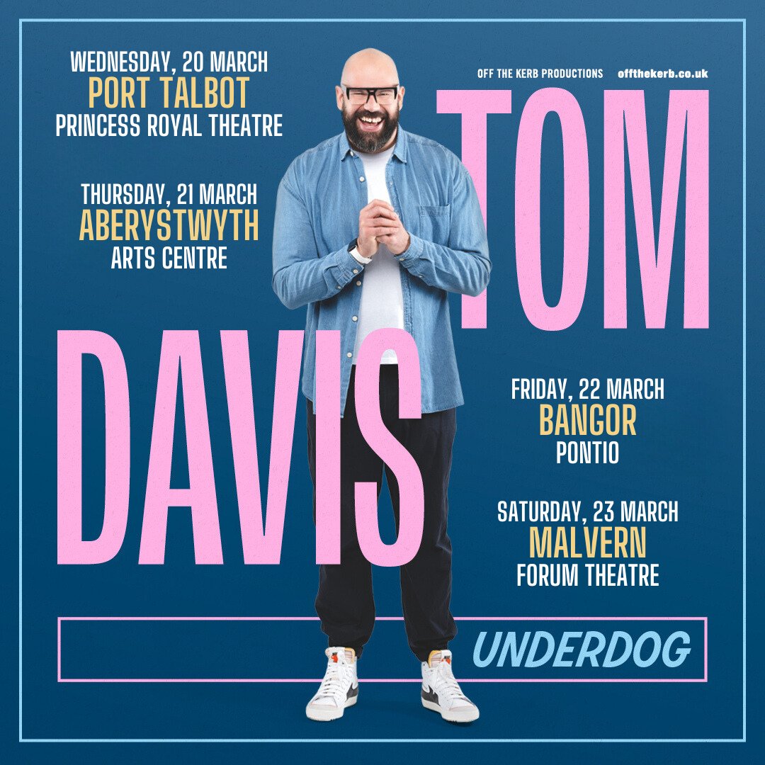 🚨 WATCH OUT WALES 🚨 We've got a host of amazing comedians coming your way soon! @BigTomD's working his way round Wales through March! Grab your tickets here: bigtomdavis.com