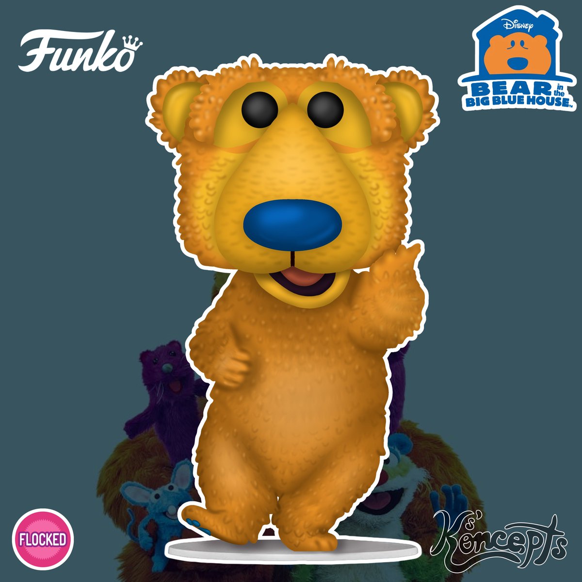 #733 Funko Pop! Box & Pop Concept: Bear (Bear in the Big Blue House)  

#bear #bearinthebigbluehouse #disney #disneyjunior #noelmacneal #funkopopconcept #ksfunkoconcepts

@Casmosss