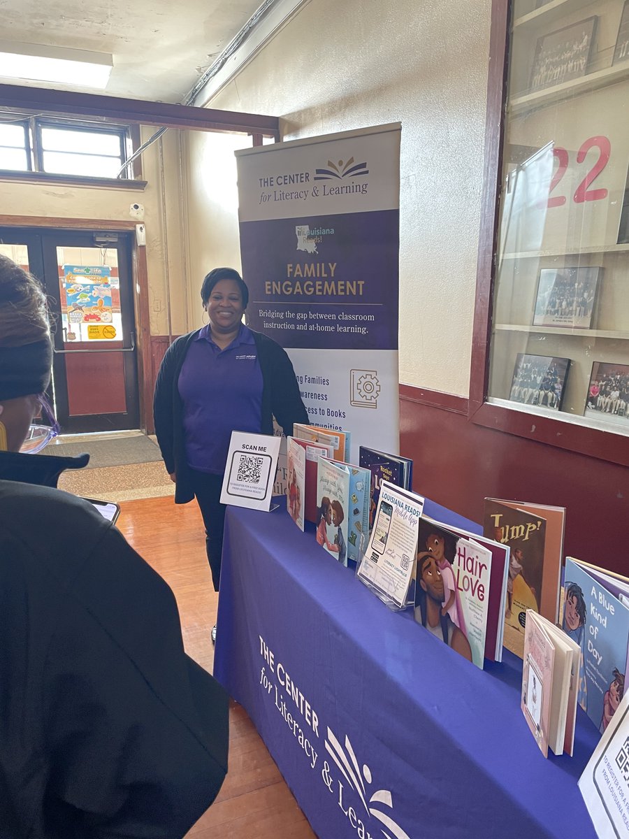 Louisiana Reads partnered with Rougon Elementary to host their Books with Breakfast Event with a free book distribution.