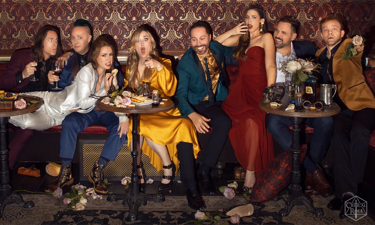 CriticalRole's tweet image. It&apos;s our (mighty) 9th anniversary!🍾✨

From the bottom of our hearts, thank you for the endless Critter love and support that makes the stories we tell and the good we do possible, and to our tireless staff making magic behind the scenes.

We can&apos;t wait to show you what&apos;s next!