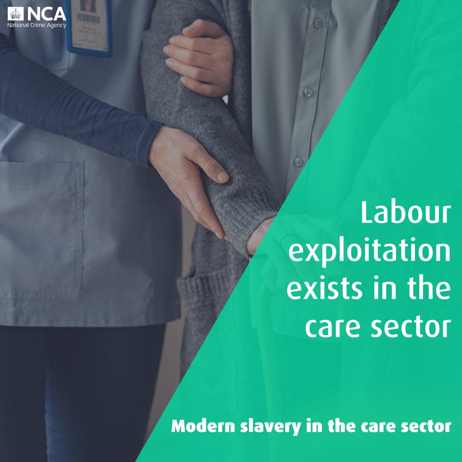 Did you know modern slavery still exists in the UK? Each year, thousands of victims of exploitation are identified across the country. This month, we’re highlighting how the @NCA_UK and partners combat these crimes in the care sector and how you can help.