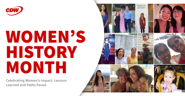 What advice would you give your younger self? Who is your biggest inspiration? Celebrate #WomensHistoryMonth with this spotlight on some of my @CDWCorp coworkers and those who shaped who they are today. #LifeAtCDW #WomenInTech dy.si/1MdDS