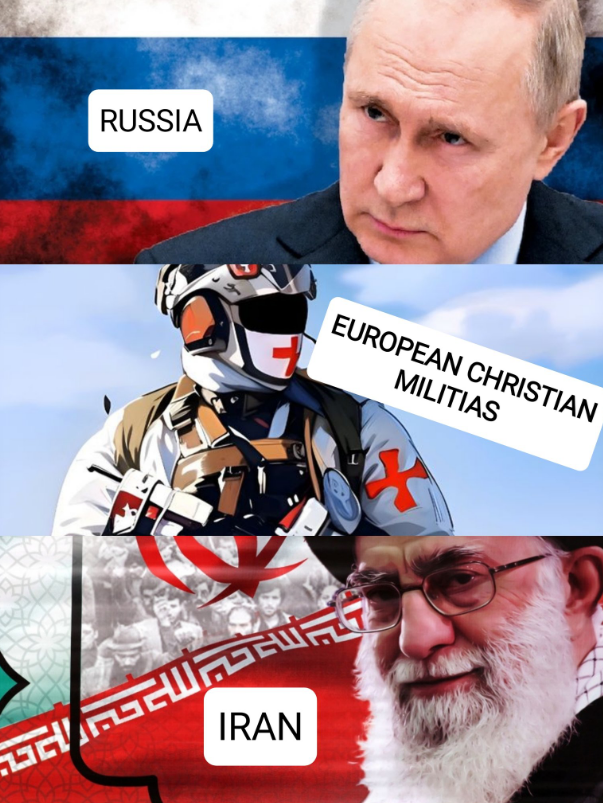 La Triple Entente Euroasiática está con el nacionalismo de tercera generación, es decir, con la Europa Profunda. ⛪☦️🇷🇺🤝🏻🇮🇷✝️⚔️