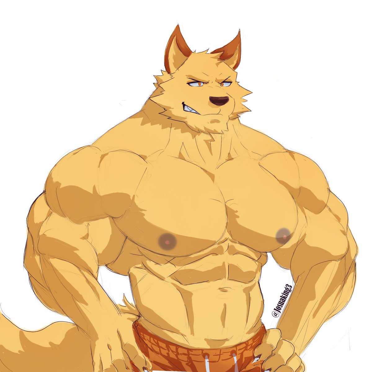 A little wolf that I drew for Akanisy on discord 😄🐺