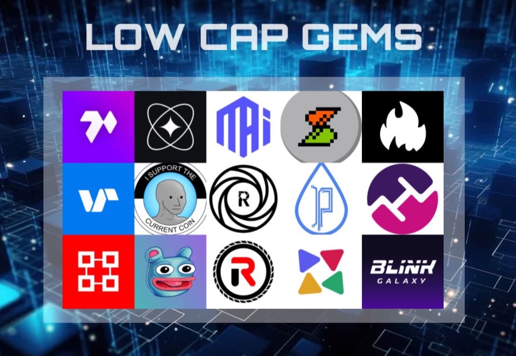 Last bull-run many small players turned into whales taking position in the right Narratives early.

Here are 5 <$20m MC low-cap projects for each big upcoming narrative that could 100x:

AI: 
$LAI - Layer-2 for AI - $20m MC
$MONAI - Layer 0 LLM infrastructure - $18m MC
$RING - AI