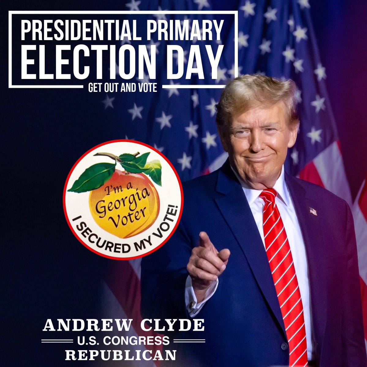 This election, let’s FIGHT and WIN! Get out and vote for President Trump! To find your polling location, visit mvp.sos.ga.gov.