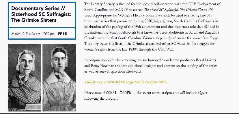 Carolina Lowcountry & Atlantic World Program tweet media