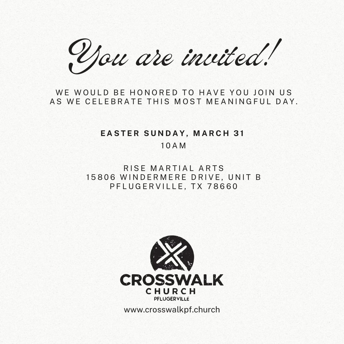 Whether you’re looking for a place to go for Easter Sunday or a place for every Sunday, we’d love for you to join us!