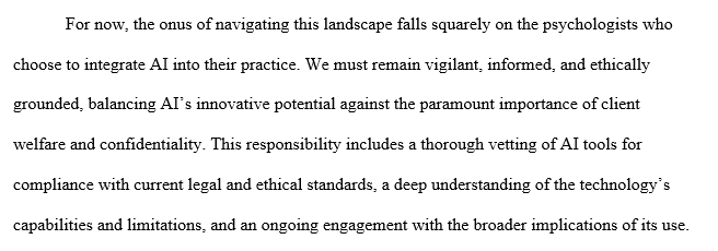 We are thrilled to release a preprint of our paper, AI in Practice: Opportunities, Challenges, and Ethical Considerations. Drs. @AnisaGoforth1, <a href="/eba_psych/">AI in Action: Evidence-Based Approaches in School</a>, Christopher Thomas and I explore how AI can transform psych practice while emphasizing ethical use.

osf.io/preprints/psya…