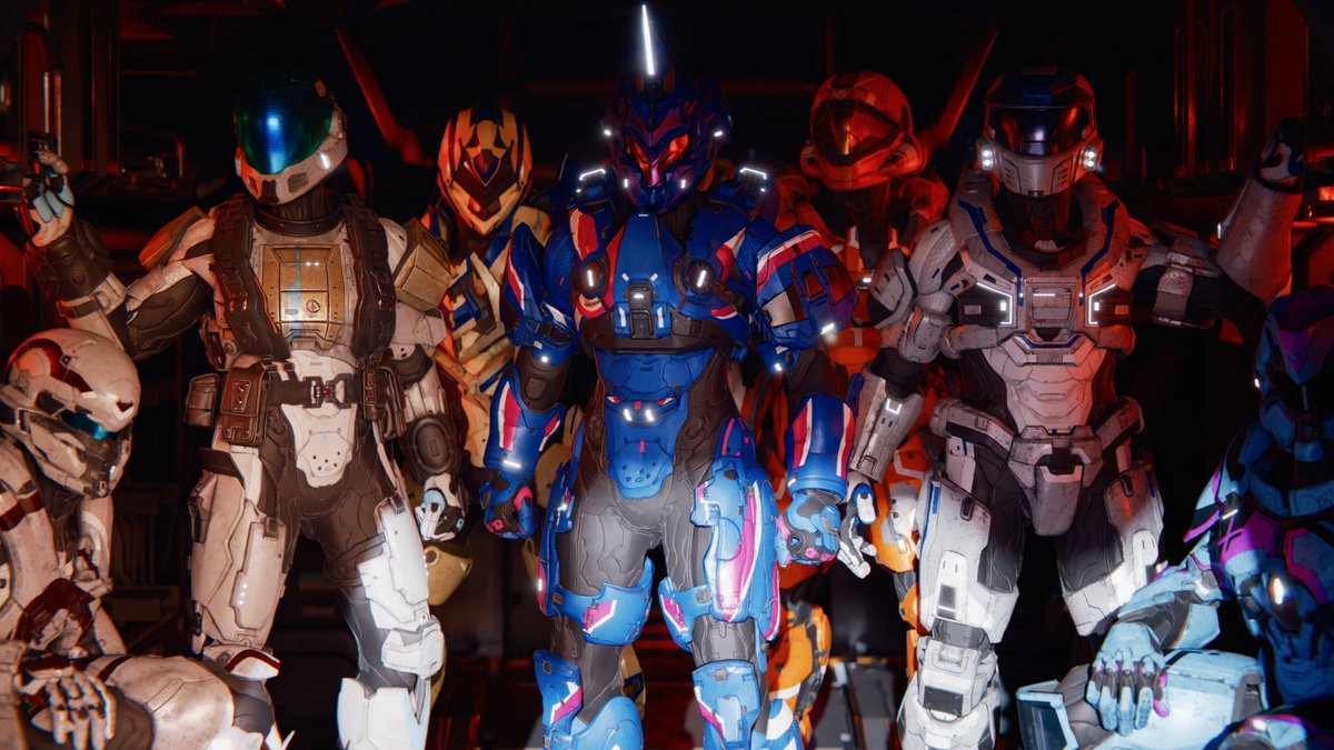 TacoHombre_'s tweet photo. I have finally finished porting over every single Halo 5 armour to blender. Gonna be releasing it soon in the archive https://t.co/3q9Beun8lb