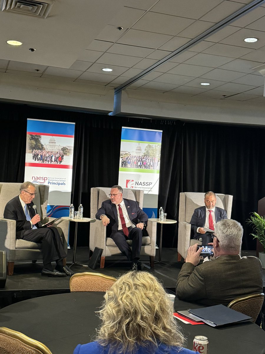 A great conversation between <a href="/SecCardona/">Secretary Miguel Cardona</a> <a href="/efranksnaesp/">L. Earl Franks, Ed.D., CAE</a> and Ronn Nozoe  <a href="/NASSP/">National Assoc. of Secondary School Principals</a> <a href="/NAESP/">National Assoc. of Elementary School Principals</a> #PrincipalsAdvocate