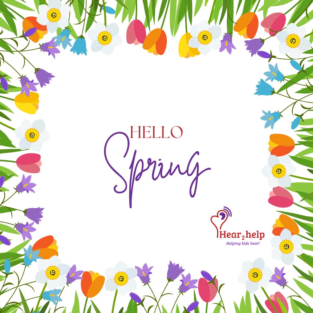 hear_help's tweet photo. 🌸 Wishing everyone a safe and joy-filled spring ahead! Let's bloom together and spread kindness every step of the way. 🌼 #helpingkidshear #H2h https://t.co/YpOSbXhGaS