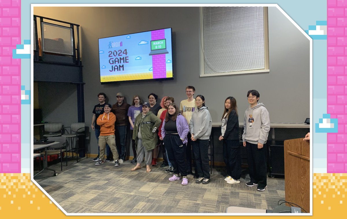 Thank you to everyone who made the 2024 Adroit Studios Game Jam possible! This year, we saw an exceptional turnout, offering a fantastic learning opportunity and fostering camaraderie among 53 students and community members to make games in 48 hours!