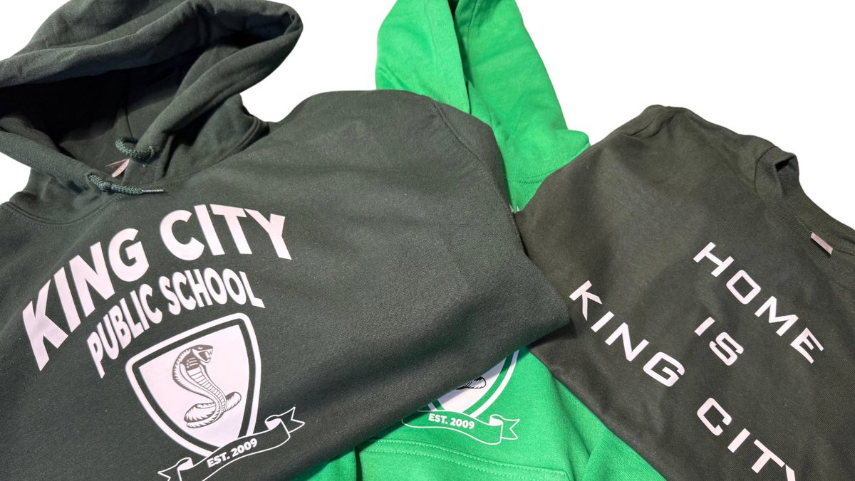 yearbookp's tweet photo. Great new logo and apparel for King City Public. https://t.co/LwCcuiD6EG