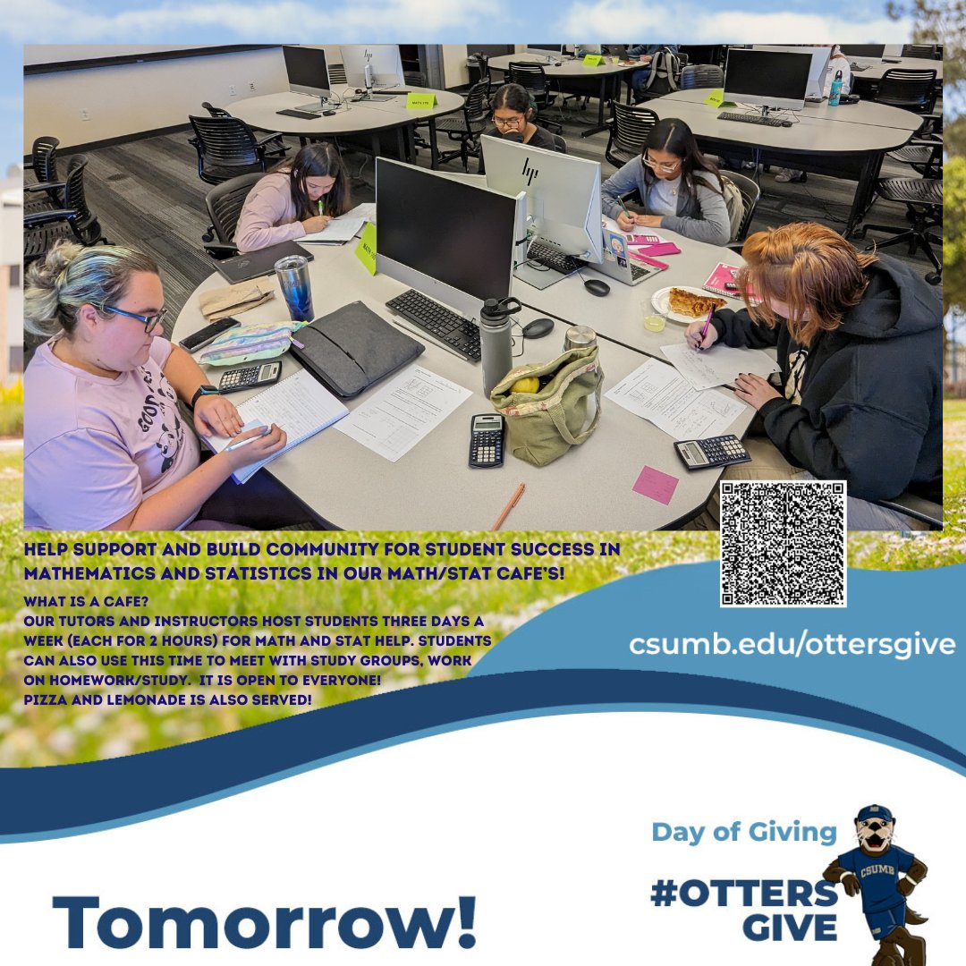 CSUMB Department of Mathematics and Statistics tweet media