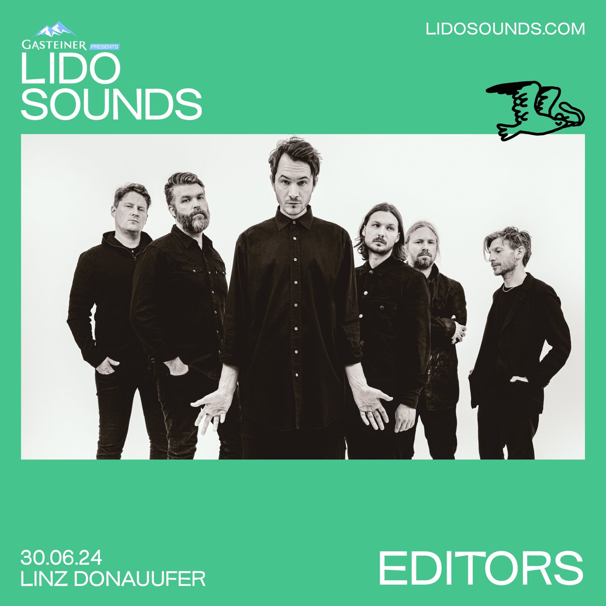 EDITORS (@editorsofficial) on Twitter photo We're back in Austria this June for <a href="/lidosounds/">LIDO SOUNDS</a>
Get tickets HERE -> lidosounds.com/tickets We're back in Austria this June for <a href="/lidosounds/">LIDO SOUNDS</a>
Get tickets HERE -> lidosounds.com/tickets