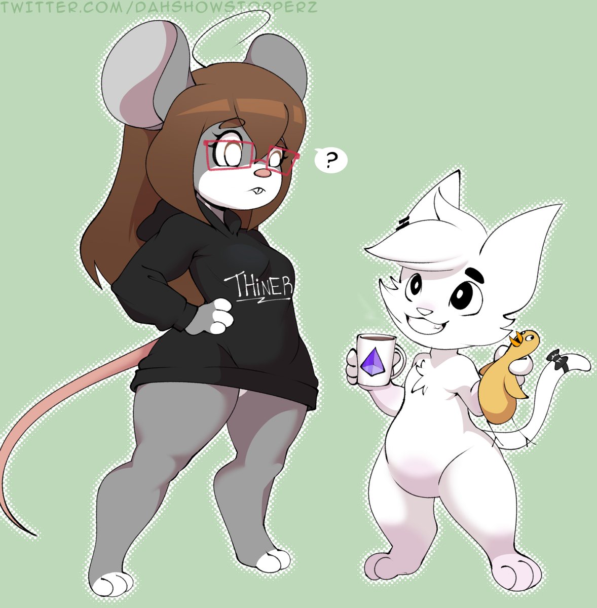 DaHShowStopperZ's tweet photo. Un dibujito para la @cukizilla 🐭🐱
Estuvo divertido el stream de ayer ❤ https://t.co/IKVeMp6Wgk