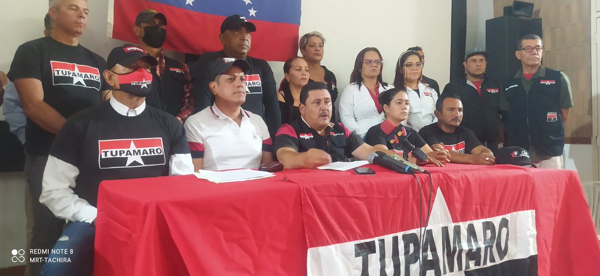 TachiraMRT's tweet image. #12Mar | 🇻🇪   Desde el estado Tachira. TUPAMARO, realizó rueda de prensa dónde dió a conocer la Nueva Dirección Nacional, también informo sobre los 10 acuerdos realizados en el #SecretariadoNacionalMRT2024 

¿Y LOS TUPAMARO DÓNDE ESTÁN?

¡APOYANDO a NICOLAS!