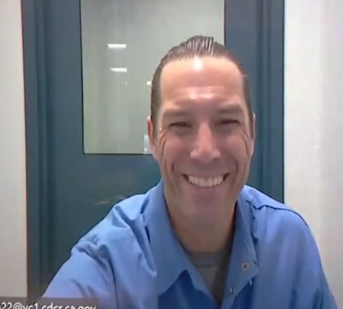 Scott Peterson appears by zoom from Mule Creek State Prison. After some technical difficulties, he smiled as the mic started working. He’ll be back in court next month (by zoom) for another hearing on his attempt for a new trial w new evidence. <a href="/kcranews/">kcranews</a>