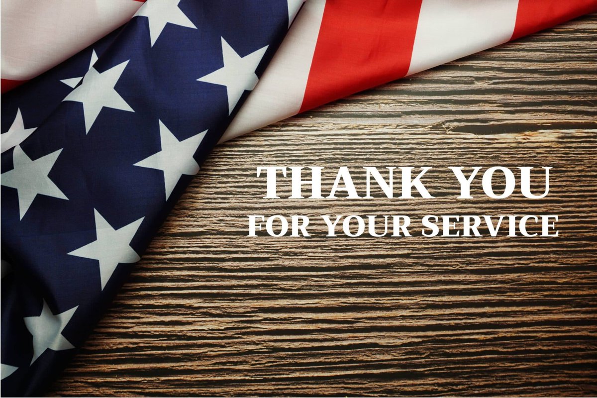 Salute to Service! To express our gratitude to Veterans and Active Military members, we have a unlimited (no cap) 5% off discount on parts & labor on repairs and services. Thank you for your service to our nation.