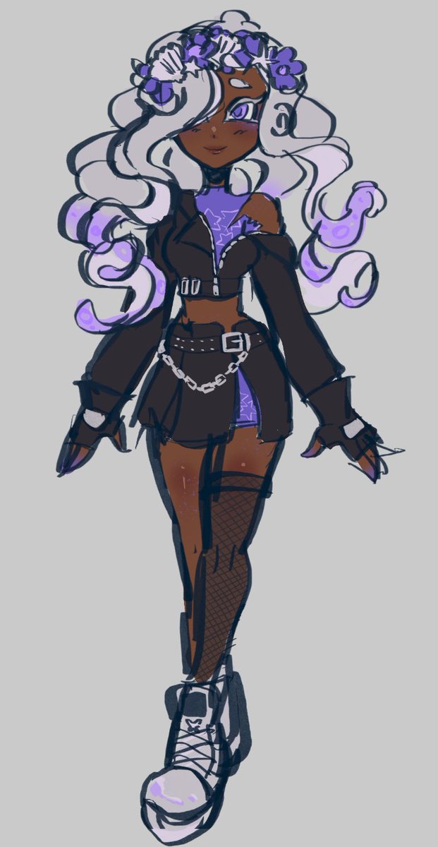 npcMeleey's tweet photo. I’m so glad you all love my alt OC as much as I do, she has turned out amazing and it’s so exciting getting art made of her! A big shout out to @sunberru for helping me create her 🥹💜 you did a wonderful job! x https://t.co/rdACmh3N0L