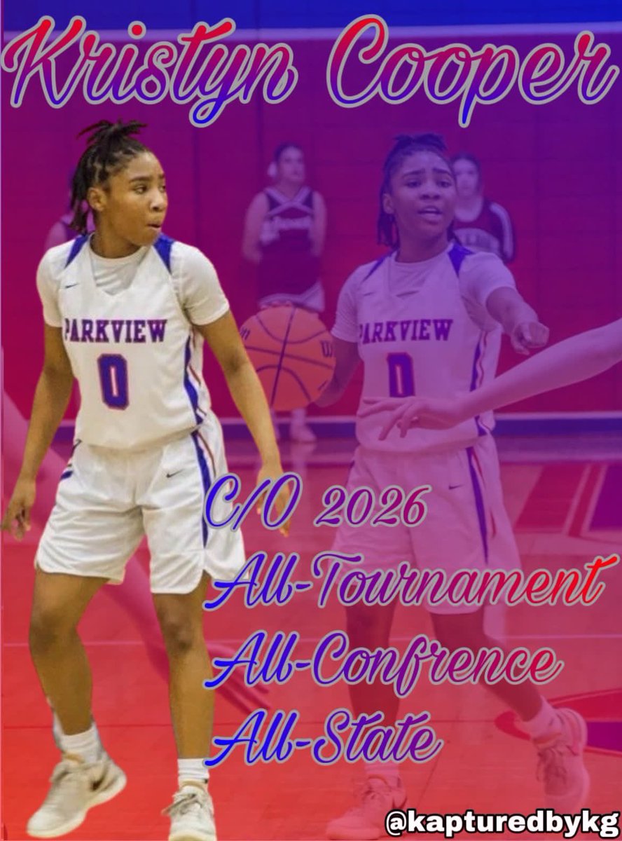 Kristyn “Coop” Cooper (@kcoop2026) on Twitter photo Post Season 5a Recognition ❤️💙
#AGTG
<a href="/LadyPatriots_BB/">LR Parkview Lady Patriots Basketball</a> <a href="/ADAndersonPV/">Coach Anderson</a> <a href="/nbnbball/">Coach TJ Jones</a> <a href="/kayla_fletch/">kfletch</a> <a href="/GradyMajors/">Grady Majors</a> Post Season 5a Recognition ❤️💙
#AGTG
<a href="/LadyPatriots_BB/">LR Parkview Lady Patriots Basketball</a> <a href="/ADAndersonPV/">Coach Anderson</a> <a href="/nbnbball/">Coach TJ Jones</a> <a href="/kayla_fletch/">kfletch</a> <a href="/GradyMajors/">Grady Majors</a>