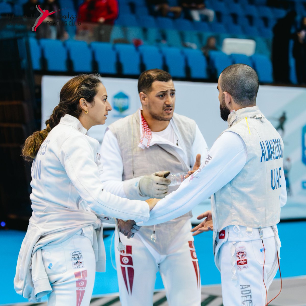 FencingAD's tweet photo. نحن في نادي أبوظبي للمبارزة أكثر من مجرد نادي ، نحن عائلة 🤝
ADFC is more than just a team; we're a family 🤝
#fencinglife
#UAEFencing
#دورة_ندالشبا_الرياضية
#NASSportsTournament
#نادي_أبوظبي_للمبارزة
#AbuDhabiFencingClub
#AbuDhabiSportsCouncil https://t.co/s0dTFzP7pA