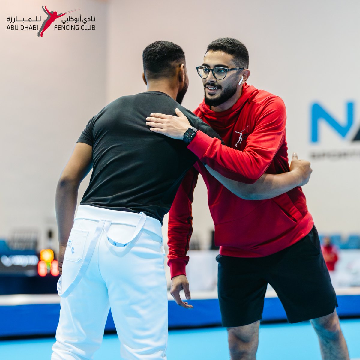 FencingAD's tweet photo. نحن في نادي أبوظبي للمبارزة أكثر من مجرد نادي ، نحن عائلة 🤝
ADFC is more than just a team; we're a family 🤝
#fencinglife
#UAEFencing
#دورة_ندالشبا_الرياضية
#NASSportsTournament
#نادي_أبوظبي_للمبارزة
#AbuDhabiFencingClub
#AbuDhabiSportsCouncil https://t.co/s0dTFzP7pA