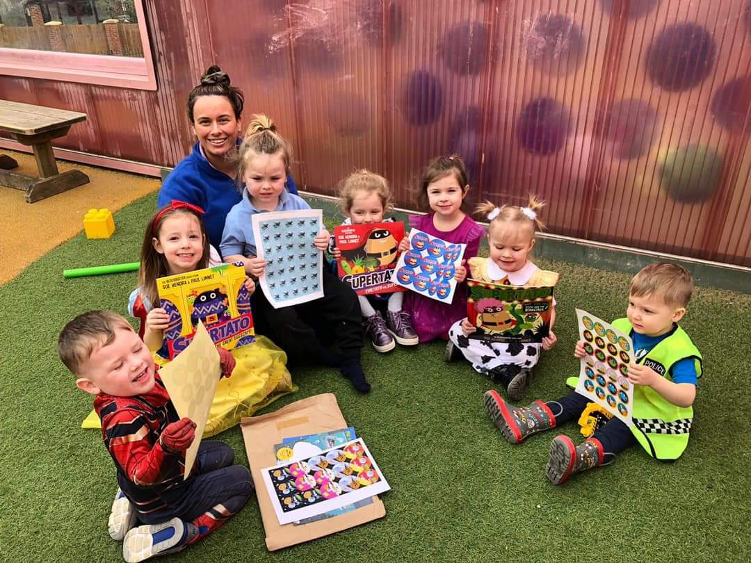 Thank you to <a href="/suehendra/">Sue Hendra</a> and <a href="/simonkids_UK/">Simon & Schuster Children's Books</a> for sending us some brilliant #supertato and friends books and stickers - we loved them!