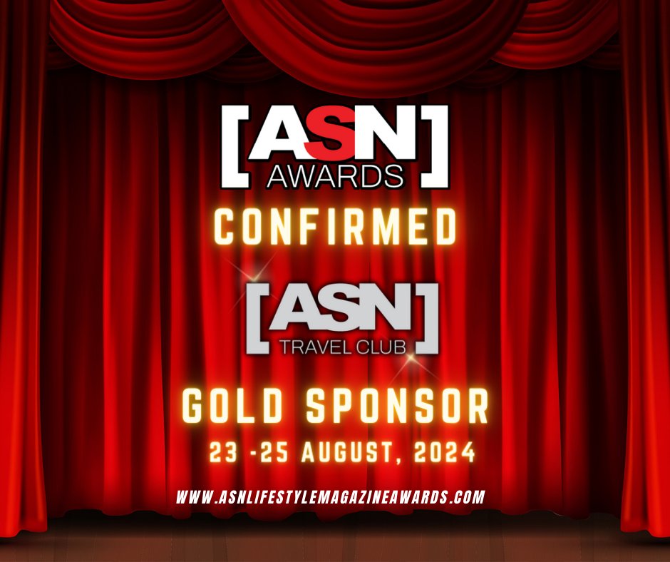 🌟 Exciting News! 🌟 ASN Lifestyle Magazine Awards Show proudly announces ASN Travel Club as our Gold Sponsor! 🏆✨ Join us in celebrating this partnership as we embark on an unforgettable journey together. 🎉🌴 #ASNAwards #GoldSponsor #ASNTravelClub #PartnershipCelebration 🥂🌟
