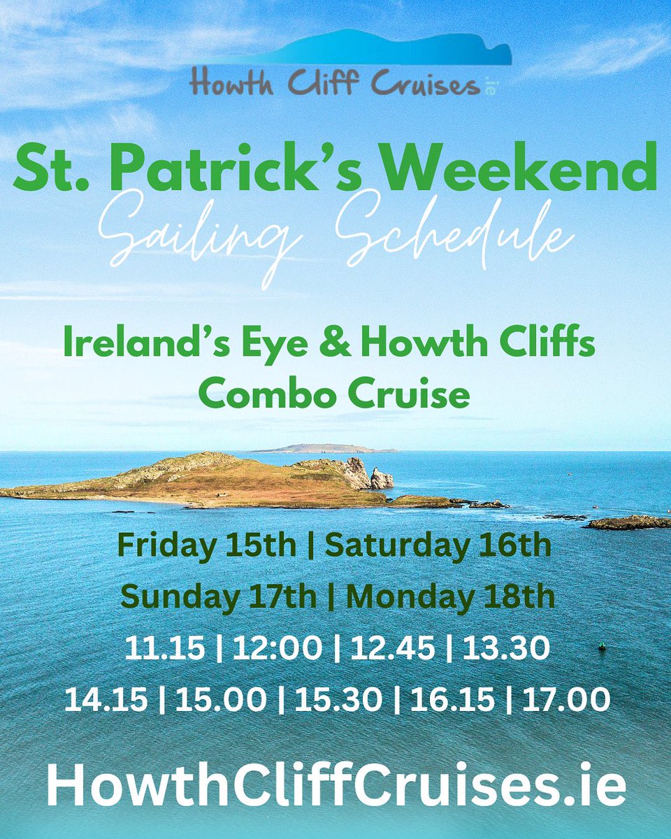 Book your trip here: howthcliffcruises.ie/book-now/