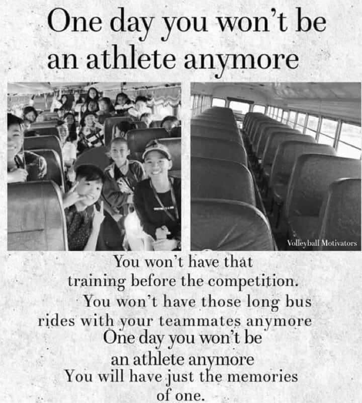 It goes by fast