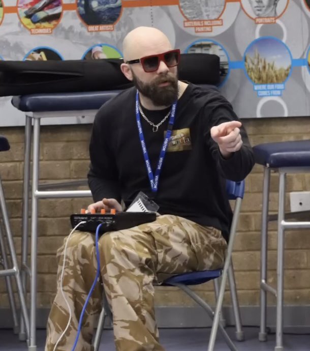 I performed to and worked with over 1400 young people last week, sharing the power of poetic performance. Here I am performing poetry with the help of sound samples from my Roland SP404. I am a poet but mainly I’m a creator of words, sounds and rhythm. I do things differently!