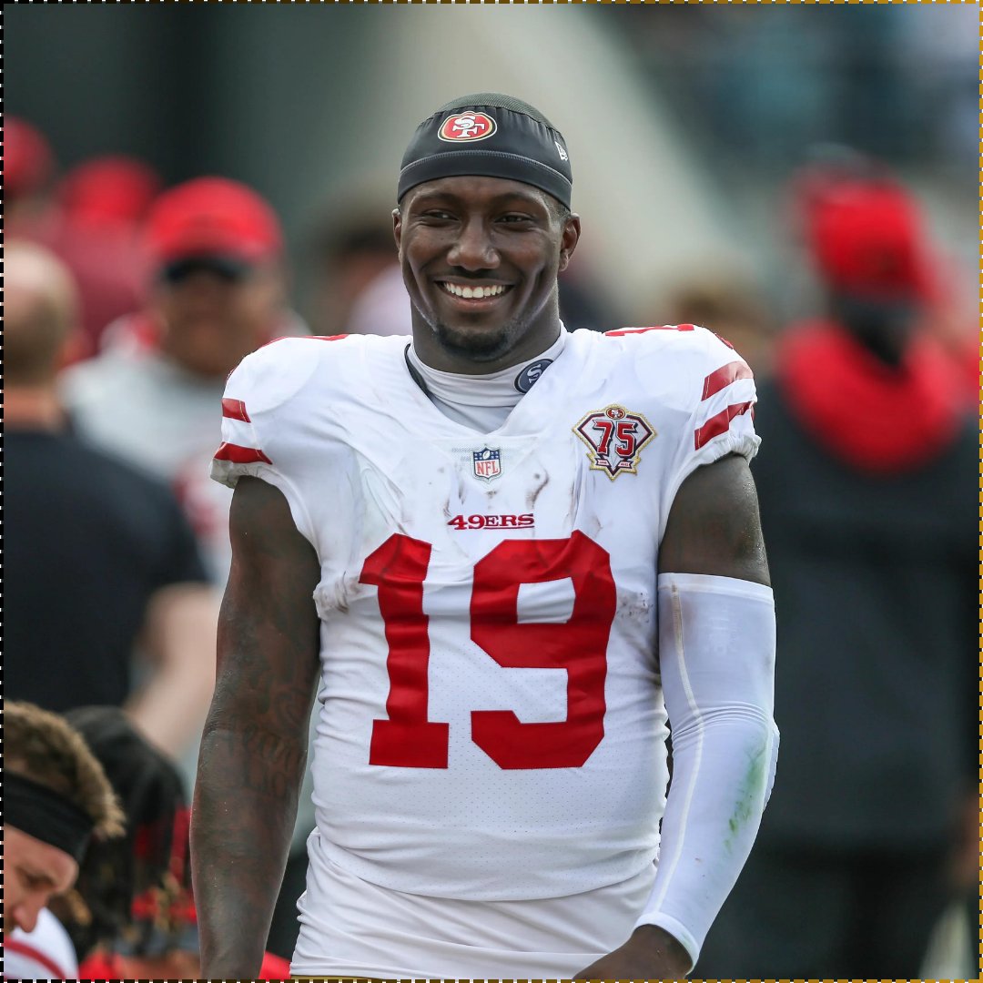 MySportsUpdate's tweet photo. #49ers WR Deebo Samuel is changing his jersey number from No. 19 to No. 1, which is what he wore in college at South Carolina. https://t.co/t7dLPiTS2N