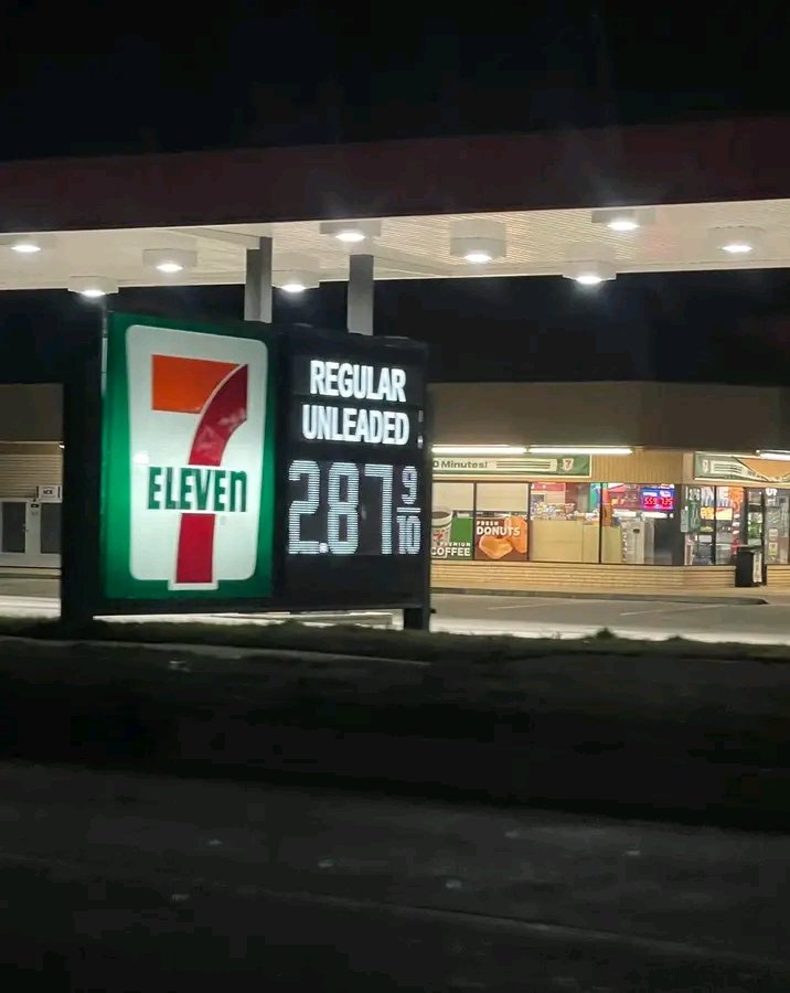 PRICE CHECK: Prices at the pump seem to be fluctuating a lot lately. This gas station dropped 10 cents from yesterday. What is regular unleaded near you?
