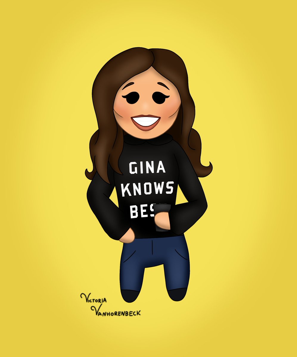 Gina Knows Best! 

#b99 #Brooklyn99 #kawaii #art #fanart