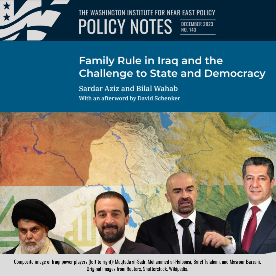 In recent years, a handful of personalities and families have consumed all of #Iraq's political oxygen, dashing hopes for open democracy and a truly pluralistic ecosystem. In this study, @Aziz1Sardar and @BilalWahab outline the growing dominance of political families and…