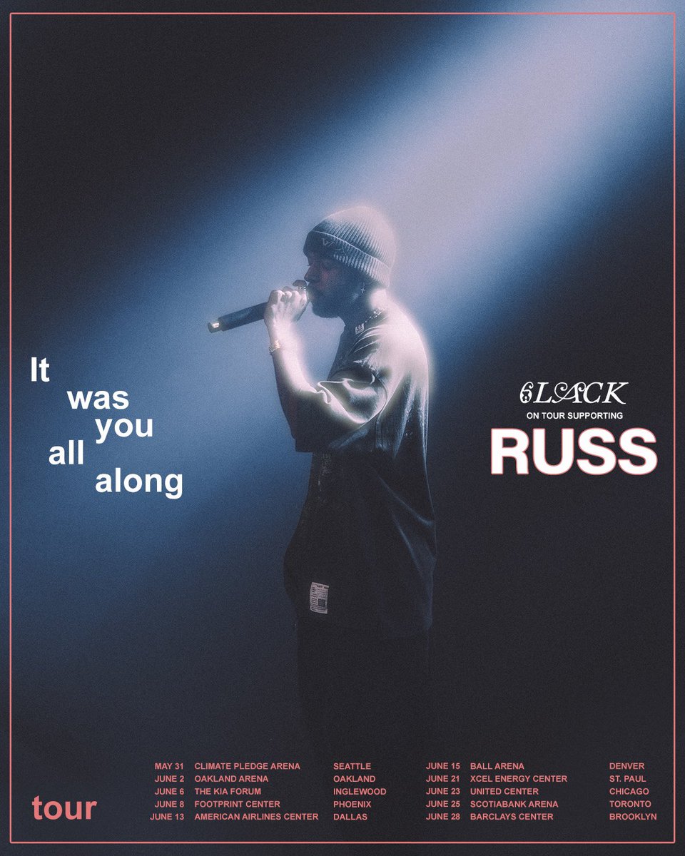 expect the unexpected 💐 “It was you all along” tour with @russdiemon & @Melii pre-sale tomorrow— all tickets go up on Friday which city will I see you in?