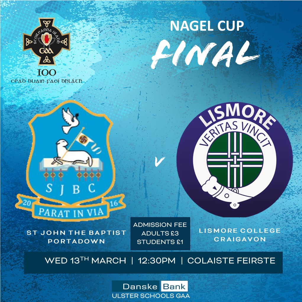Good luck to our Clan na Gael lads and their teammates as @LismorePe u15.5 boys head to Belfast tomorrow to play in the final of the Nagel Cup. #GAAFamily