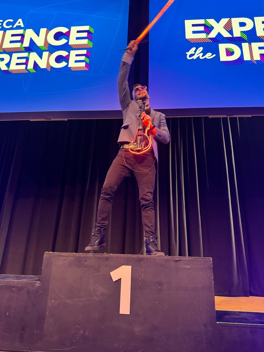 mndeca's tweet image. 🎻✨ Surprise, #MNDECA! Did you enjoy the electrifying performance by @svetmusic? From America's Got Talent to the #DECA stage, Svet has once again proven why he's a global sensation! 🌍🎵 Ready to experience the difference with us? #DECASCDC2024