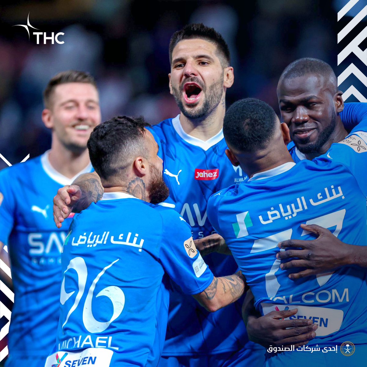 #كبير_آسيا إلى نصف نهائي ابطال آسيا 😍💙 #الهلال_الاتحاد