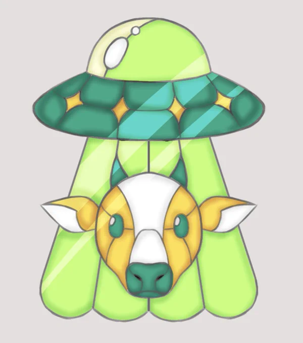 Treating myself so some stain glass pattern designing Will try to print and cut later :3 
