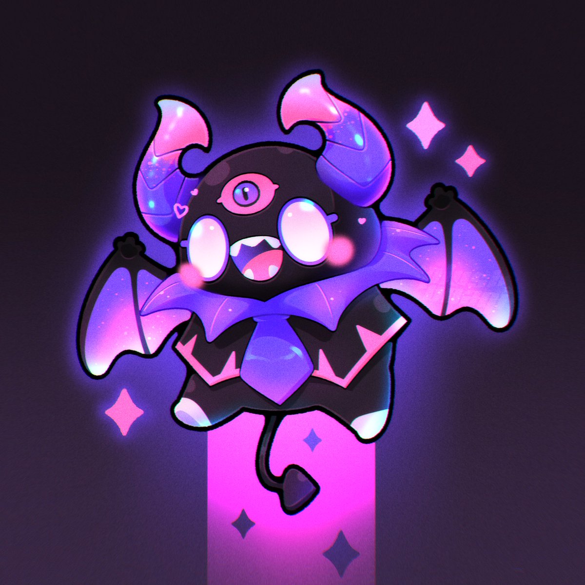 🖤😈 BUBI We started Mascot Mondays and kicked it off with the gorgeous mascot of Ironmouse ✨🩷 #ironmouseart #bubiart #VShojoart