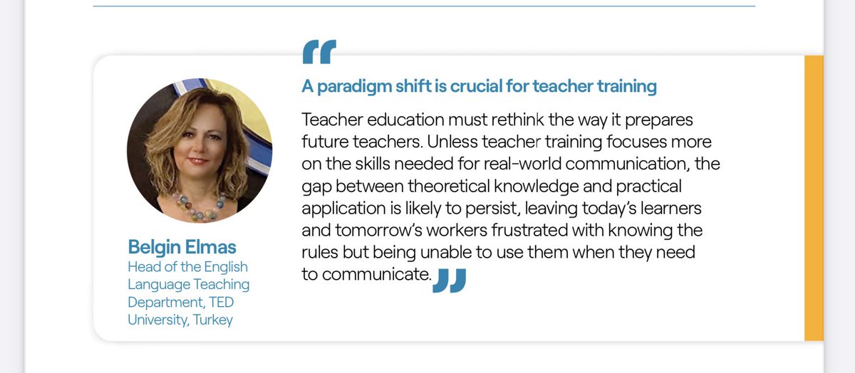 belginelmas23's tweet image. 56%said they focused on learning grammar and vocabulary instead of using English. 
#PearsonImpactOfEnglish
#PearsonGSE
#PearsonLanguages