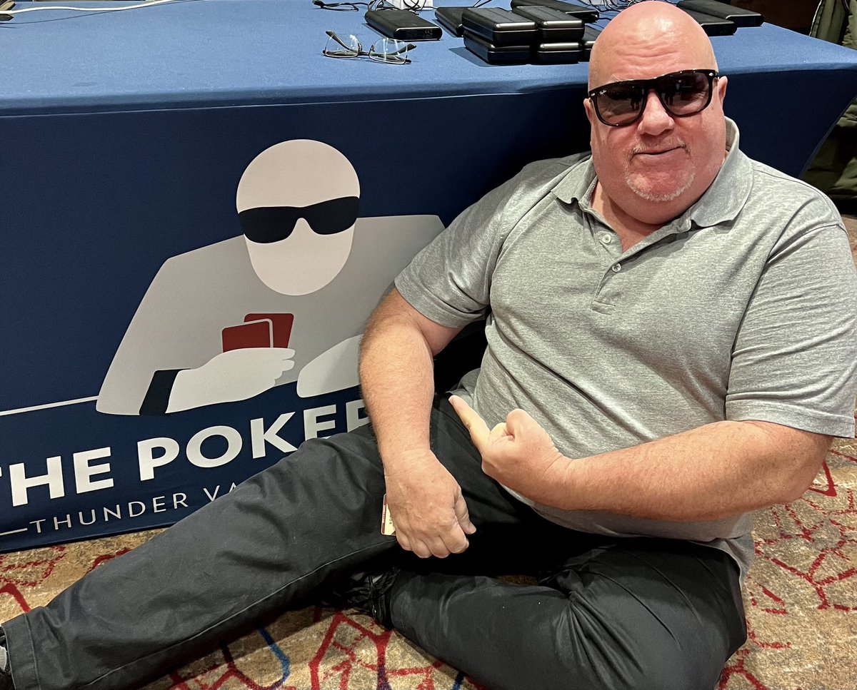 HoldemMedia_Dan's tweet photo. Some people have statues made of them, celebrating accomplishments
Some restaurants name meals after favorite customers
But what did @TVPokerRoom do here??? https://t.co/HfBuKWo3z7