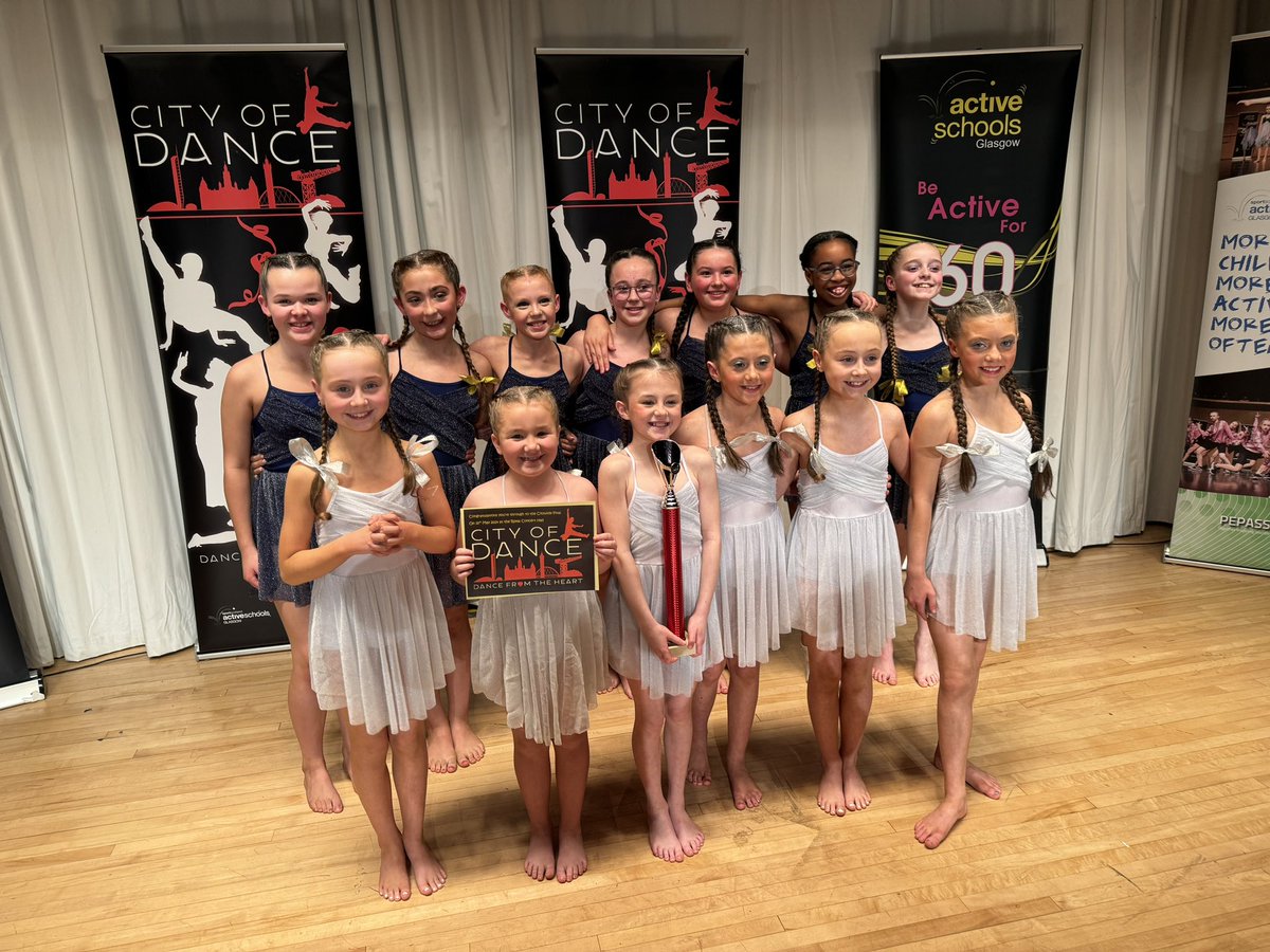 Congrats to our show 2 winners ! Creative award - @OLAPrimaryGlas Teamwork award - @MerryleePS Golden ticket straight to the final - @StJohnPaulGCC @CityofdanceKH @PEPASSGlasgow @ActiveschoolsST @activeschoolsSF #CityOfDance