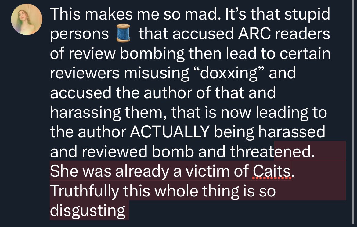 SailorVeraWIP's tweet photo. @Kyatic The mess continues to grow because toxic reviewers think that the idea of “authors shouldn’t be in review spaces” gives them a clear to mistreat real living ppl regardless of anything https://t.co/tWdqIPS0ou